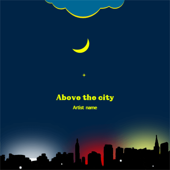 Above the city