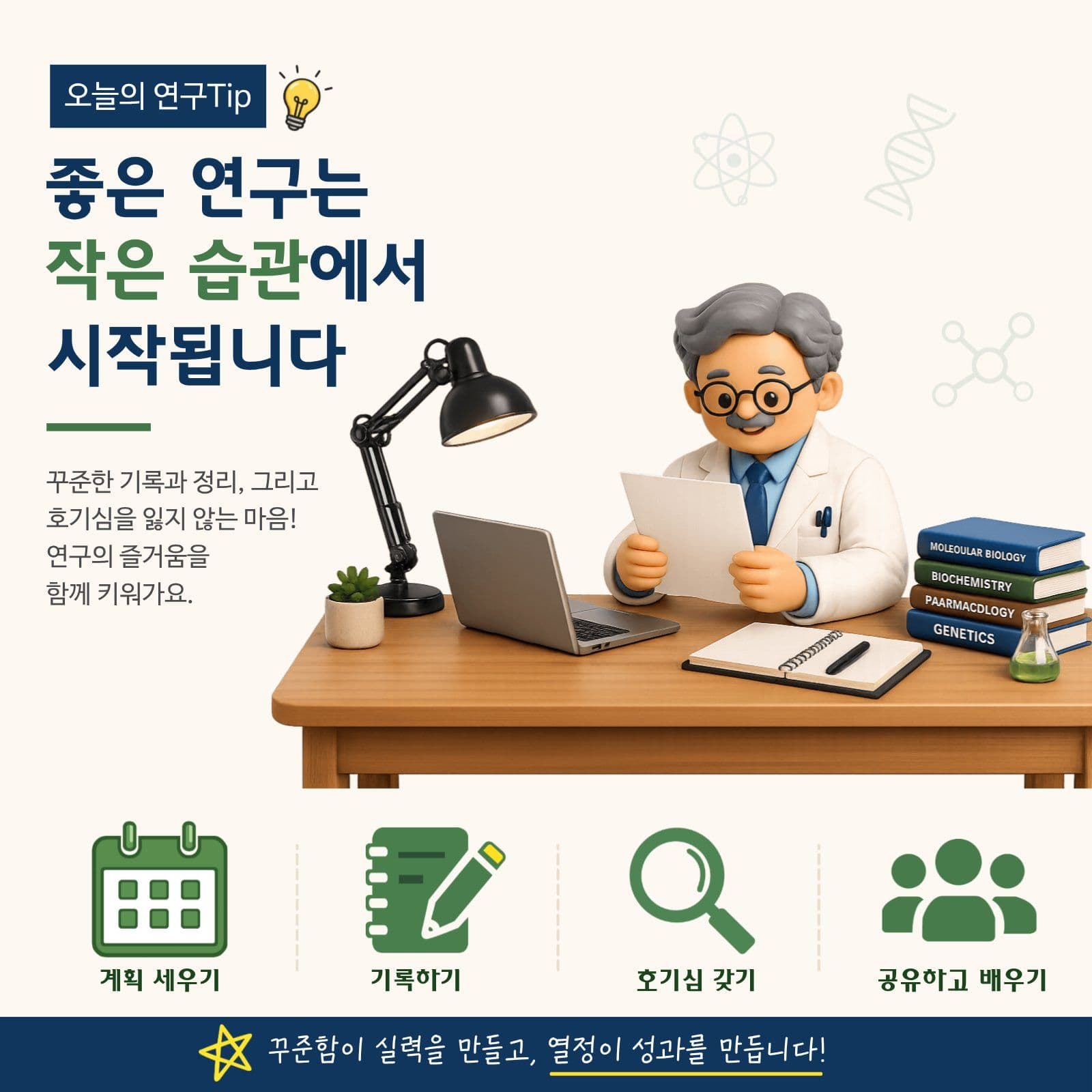 공부와 성장 연구를 위한 좋은 습관
