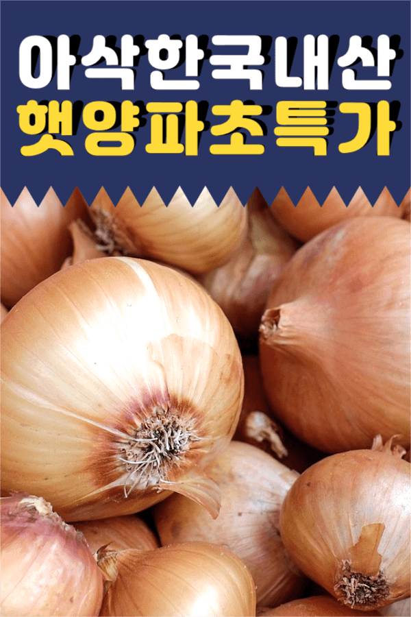 아삭한 국내산 햇양파 초특가 페이스북