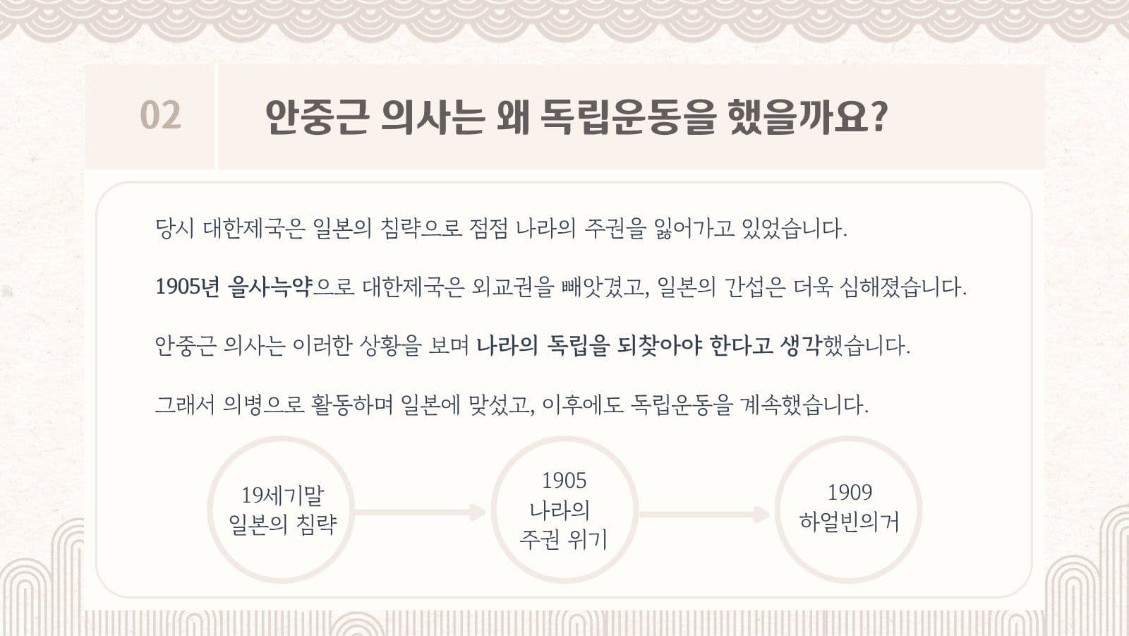 안중근 의사 이야기