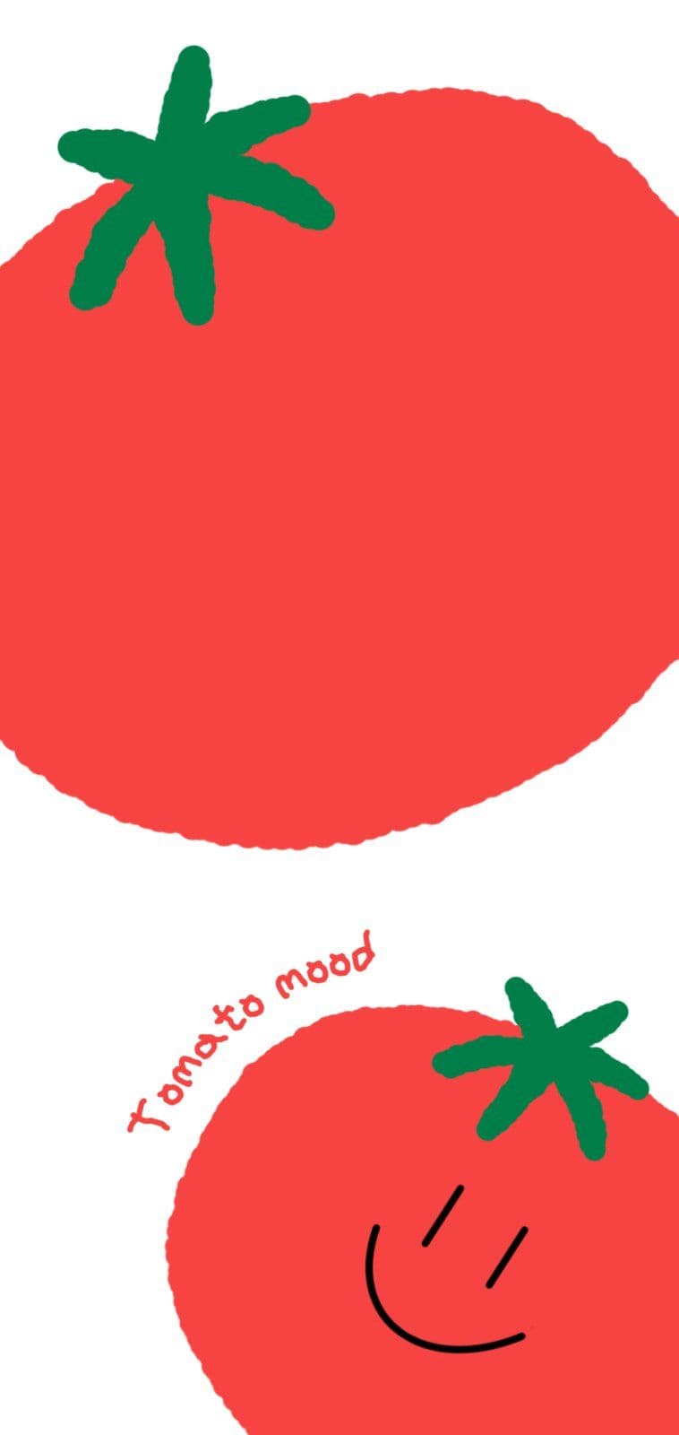 심플한 토마토 배경화면