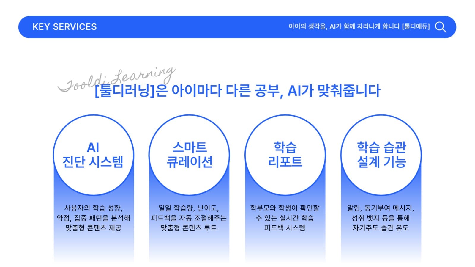 심플 회사소개서, 교육
