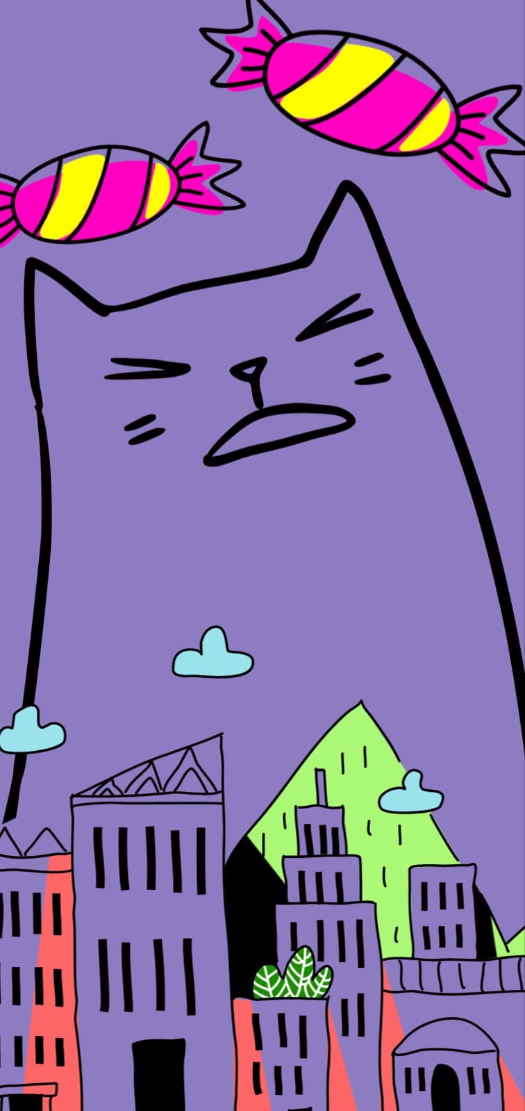 거대 냥이 등장!!