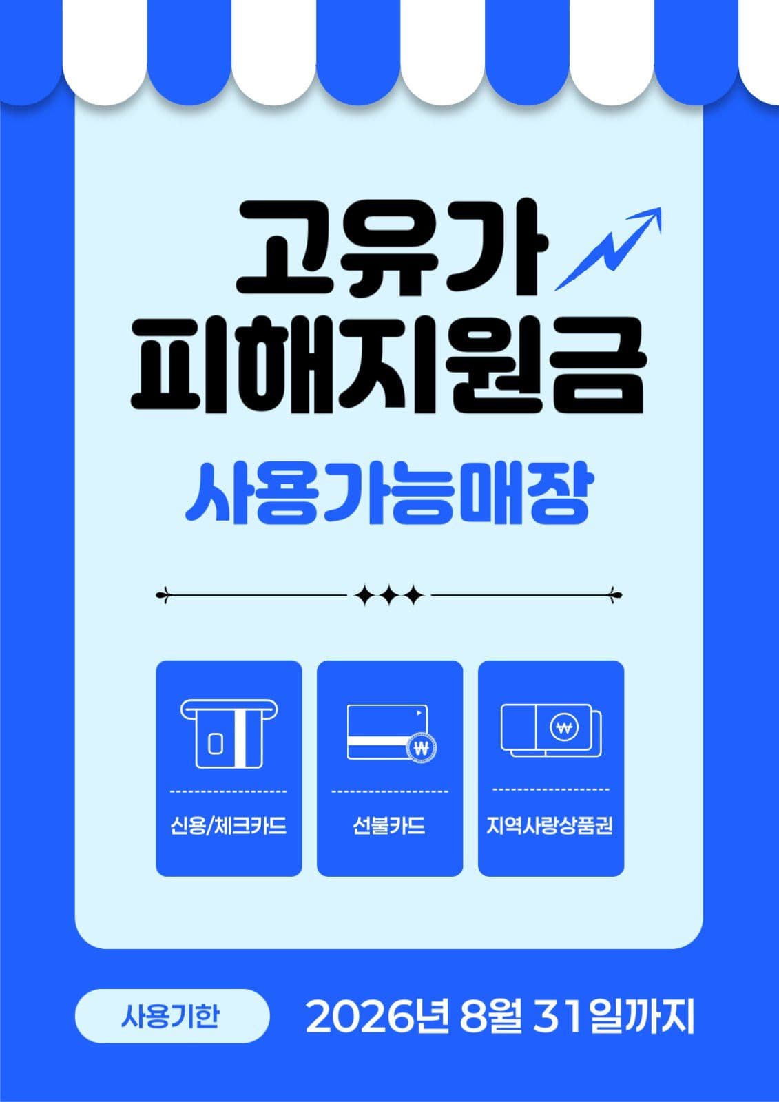파랑 심플 지원금 사용안내