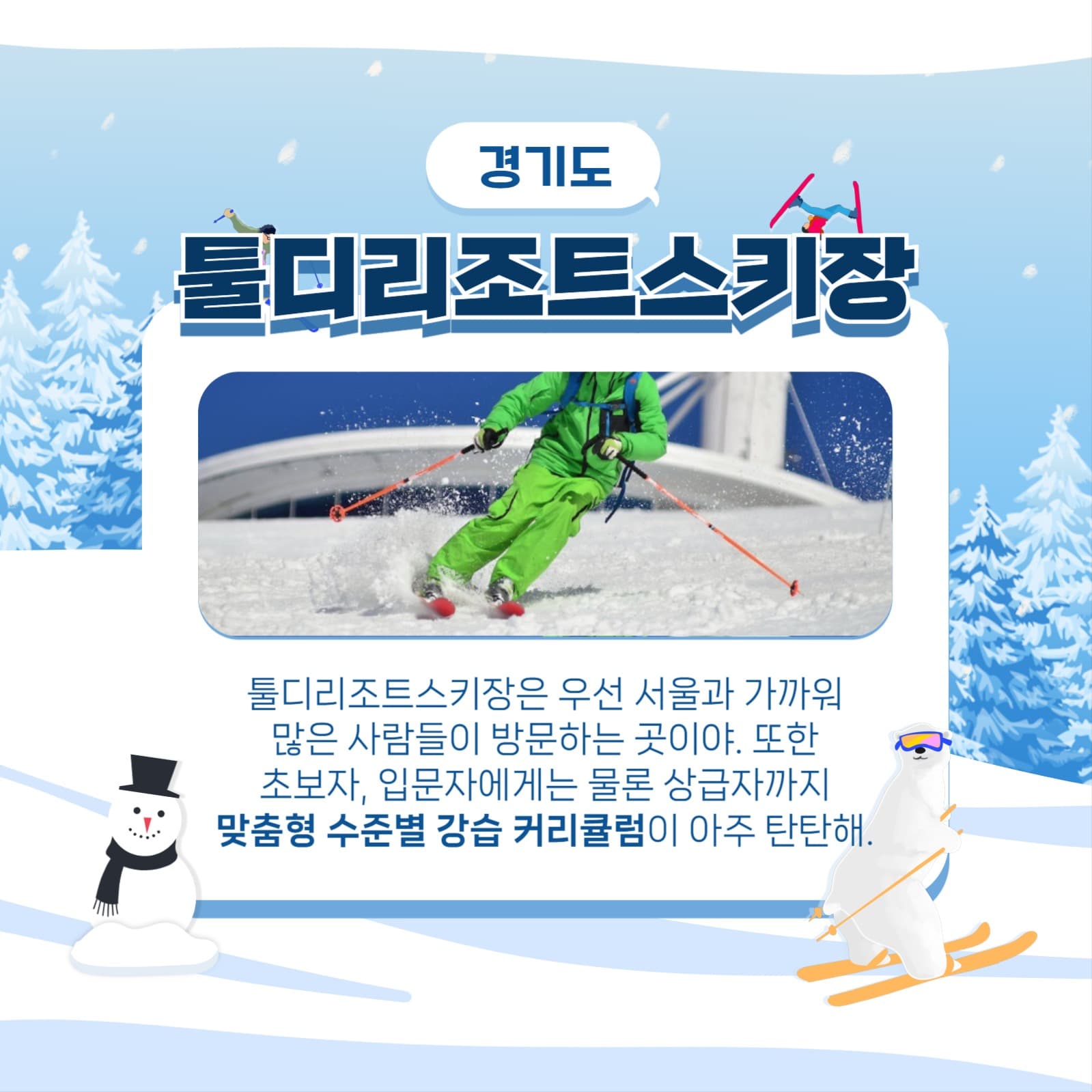 스키 템플릿
