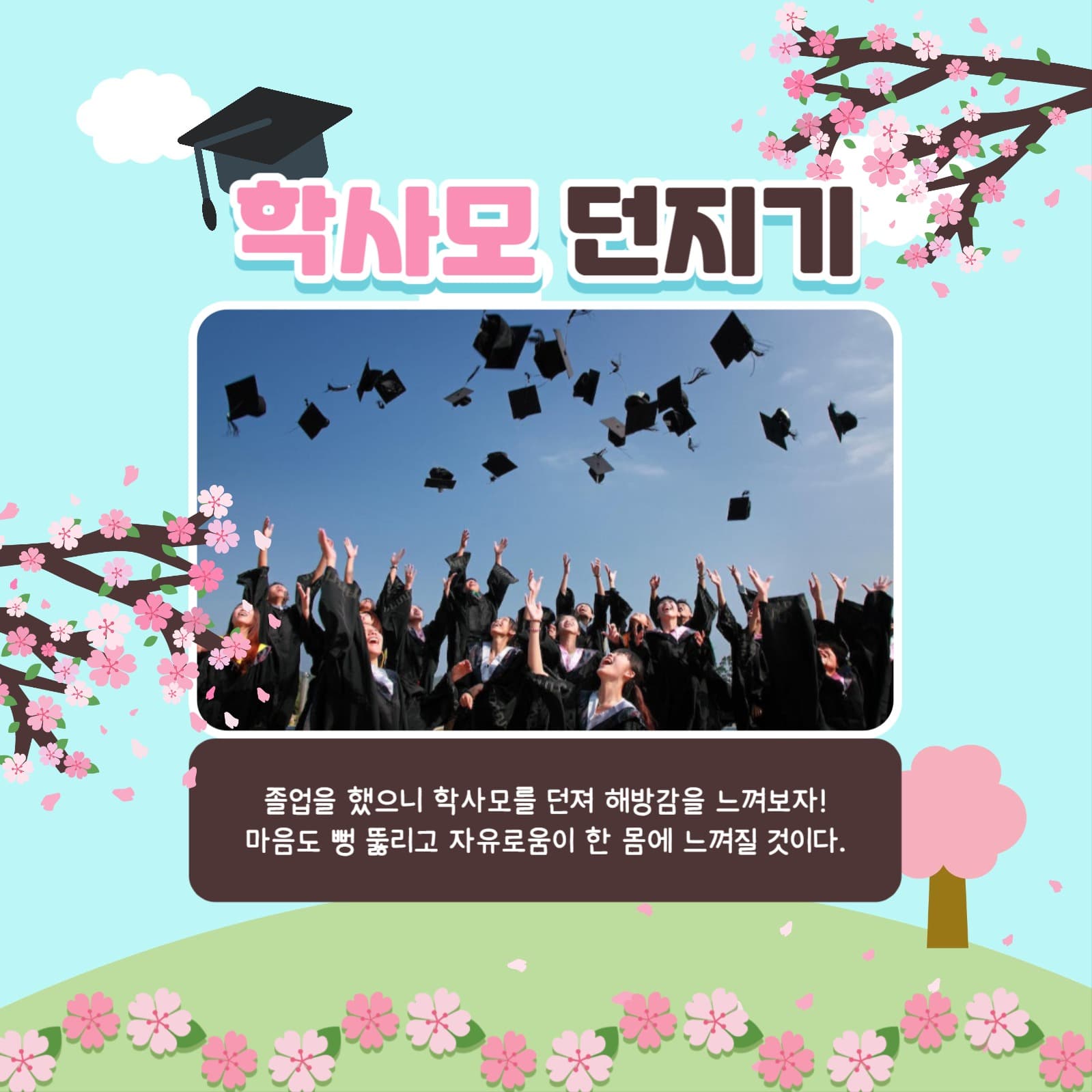 졸업식 카드뉴스