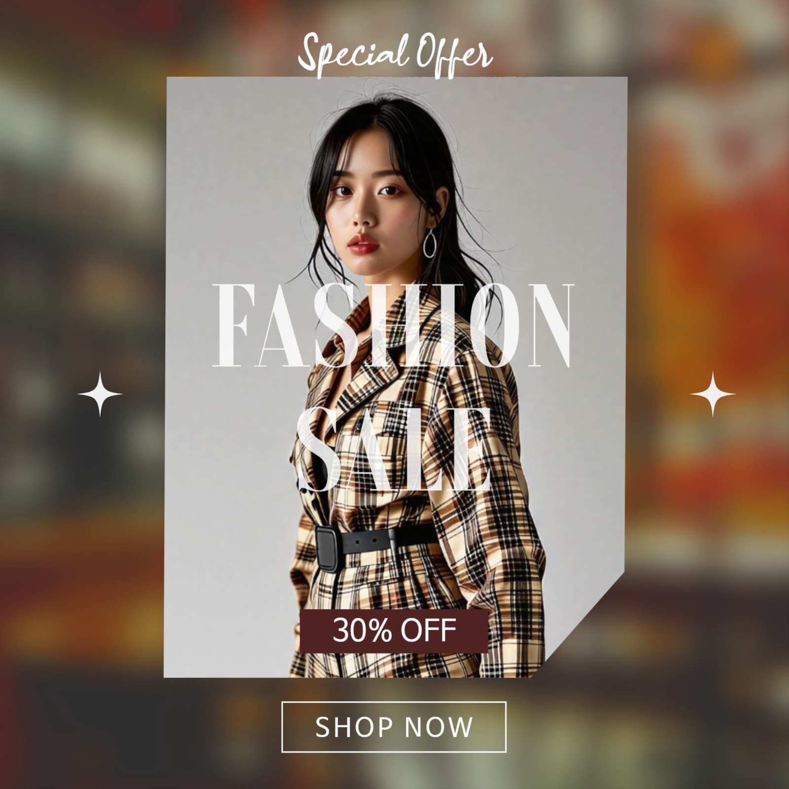 가을패션 스페셜 세일 홍보