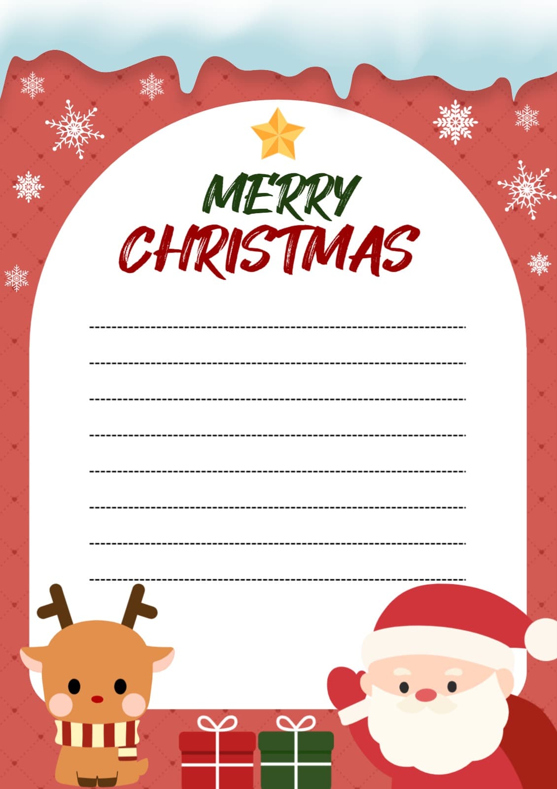 MERRY CHRISTMAS RED