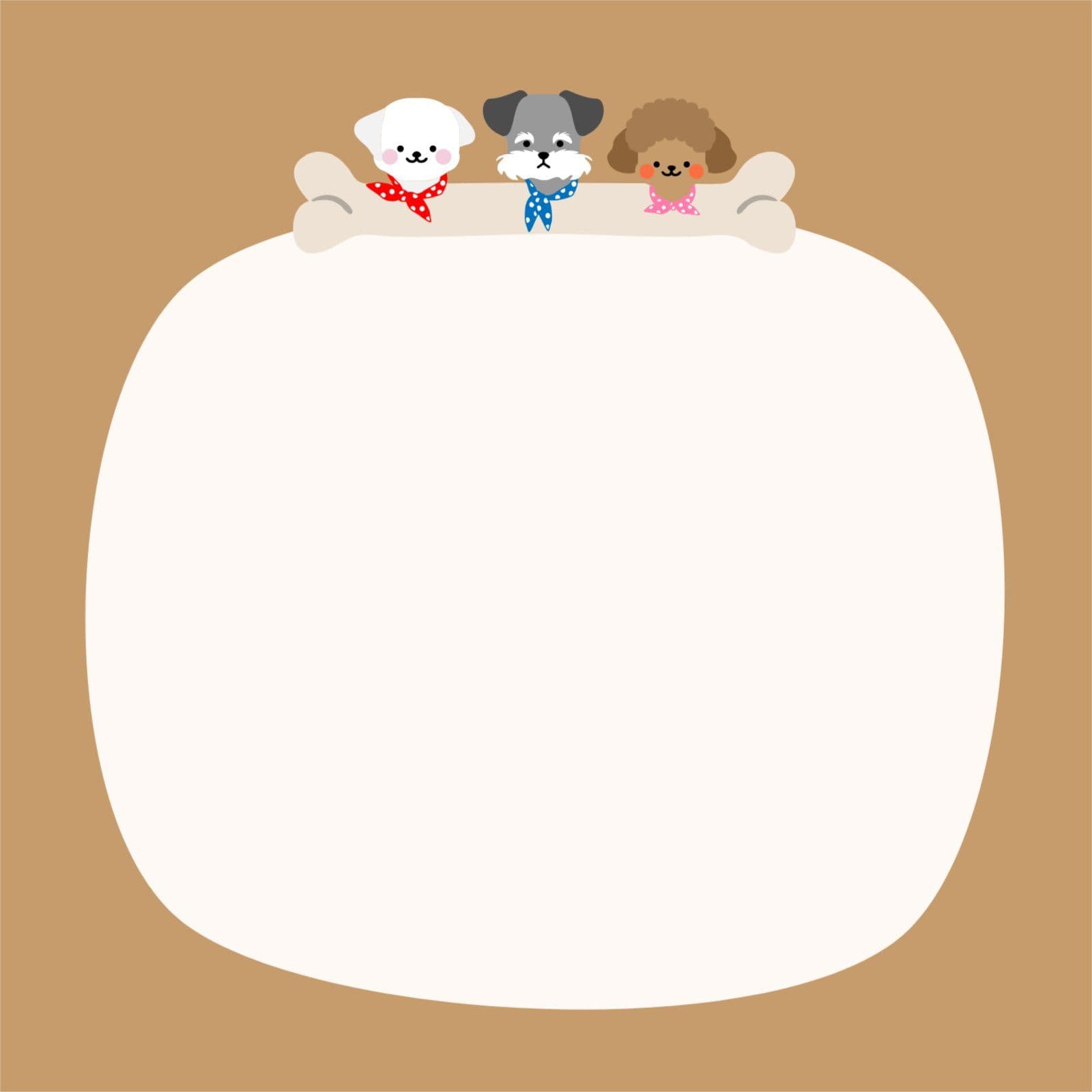 귀여운 강아지 메모지 떡메모지