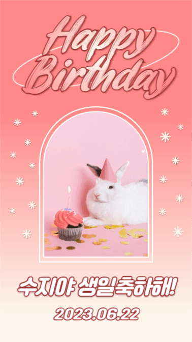 생일 축하 (인스타스토리)