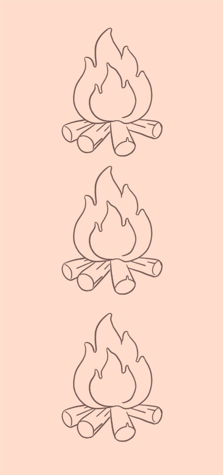 모닥불 배경화면