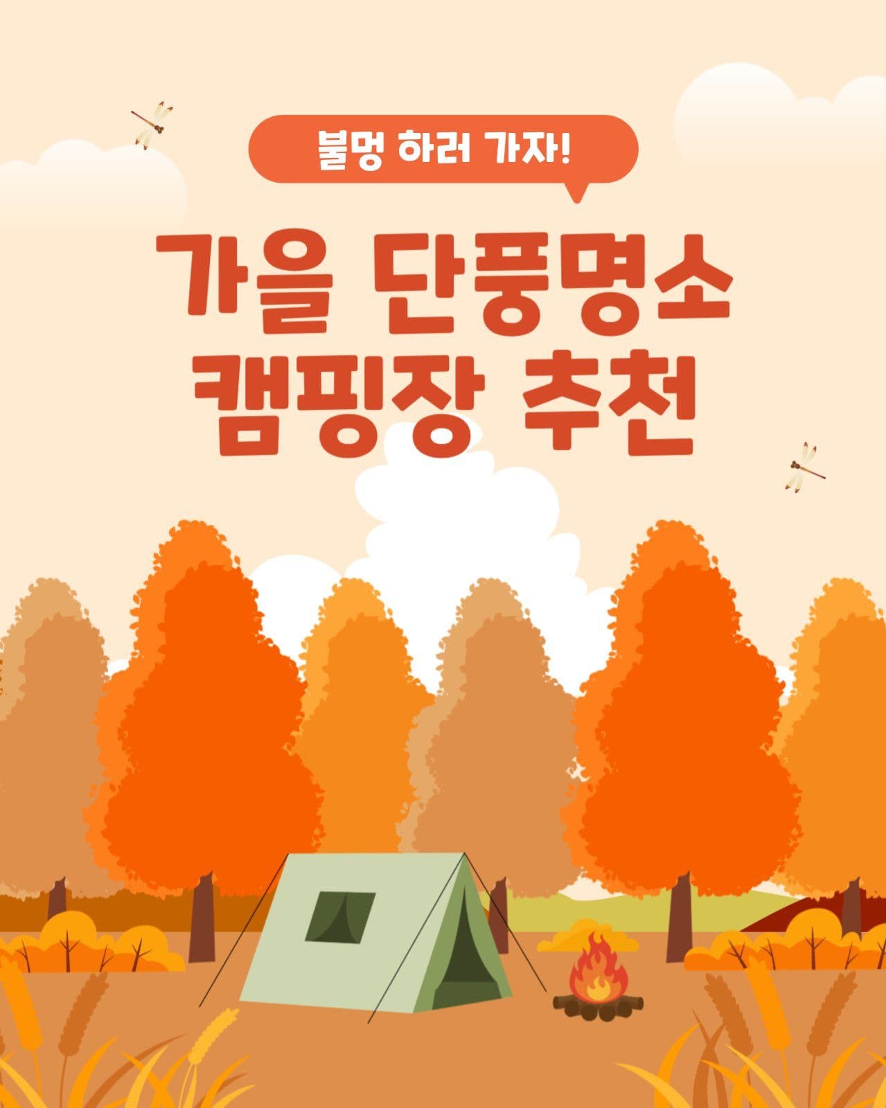 가을 캠핑장 추천