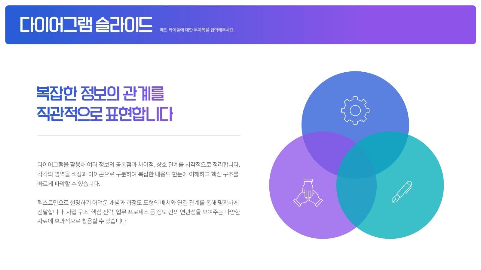 브랜드 마케팅에 적합한  PPT템플릿