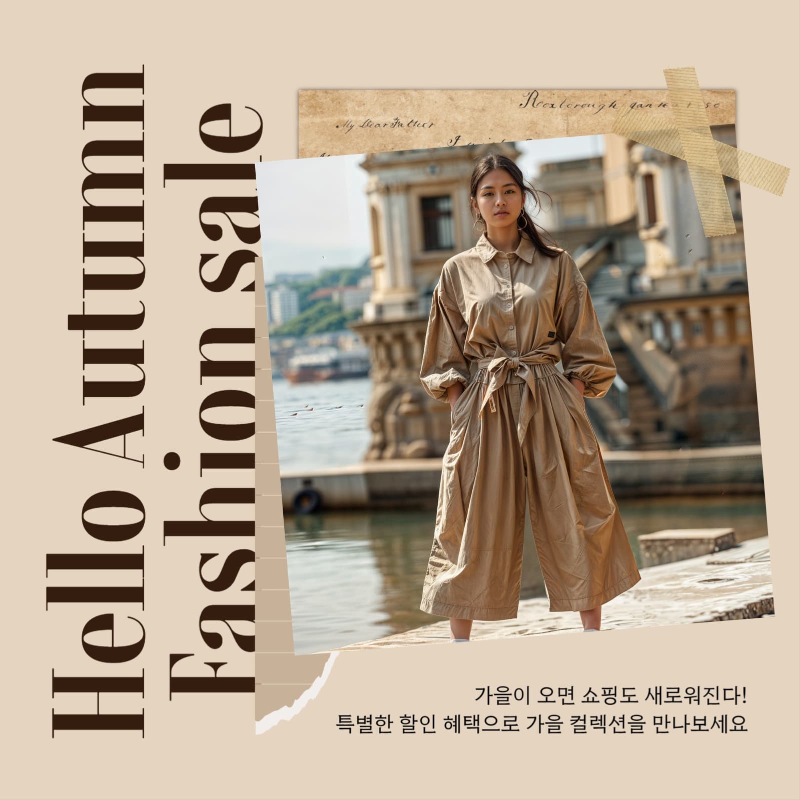 가을 패션 룩