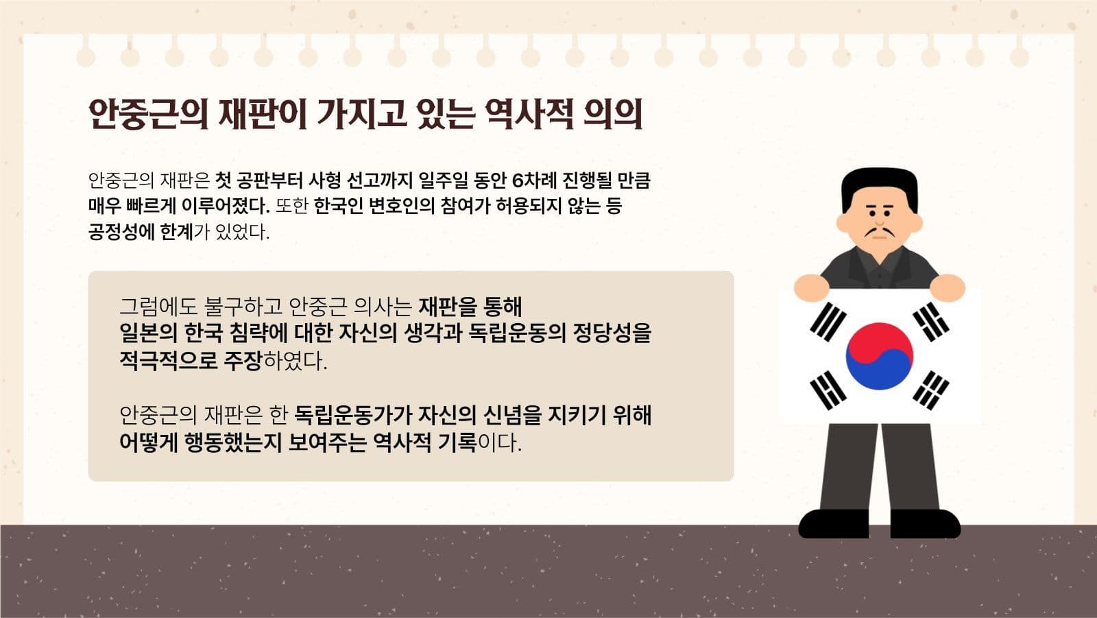 안중근 의사의 재판 과정과 역사적 의