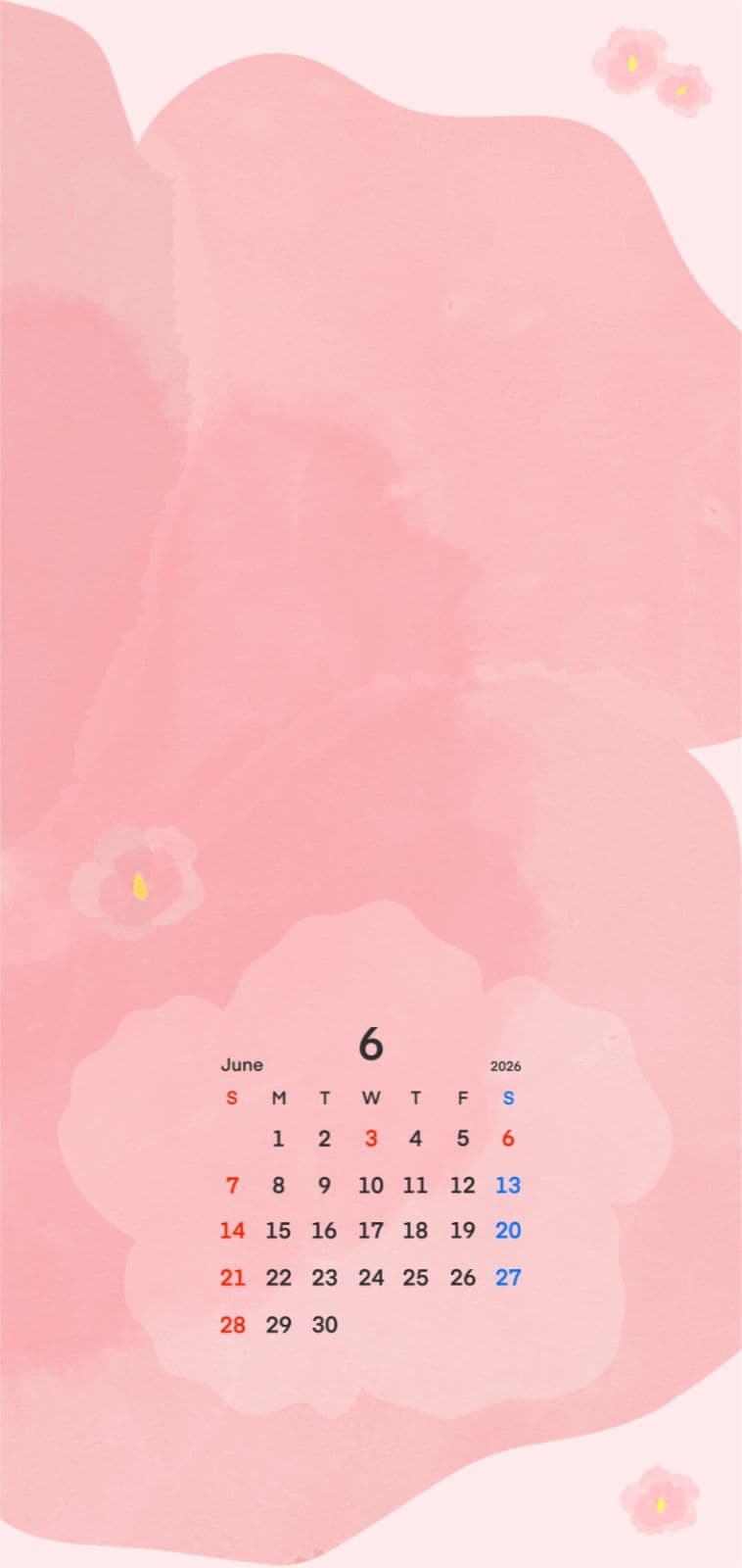 6월 무궁화 배경