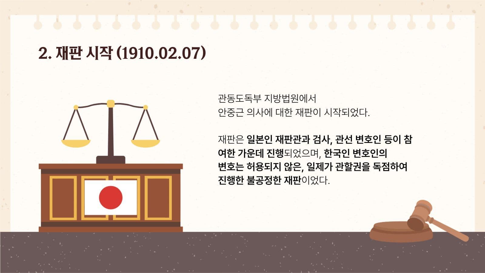 안중근 의사의 재판 과정과 역사적 의