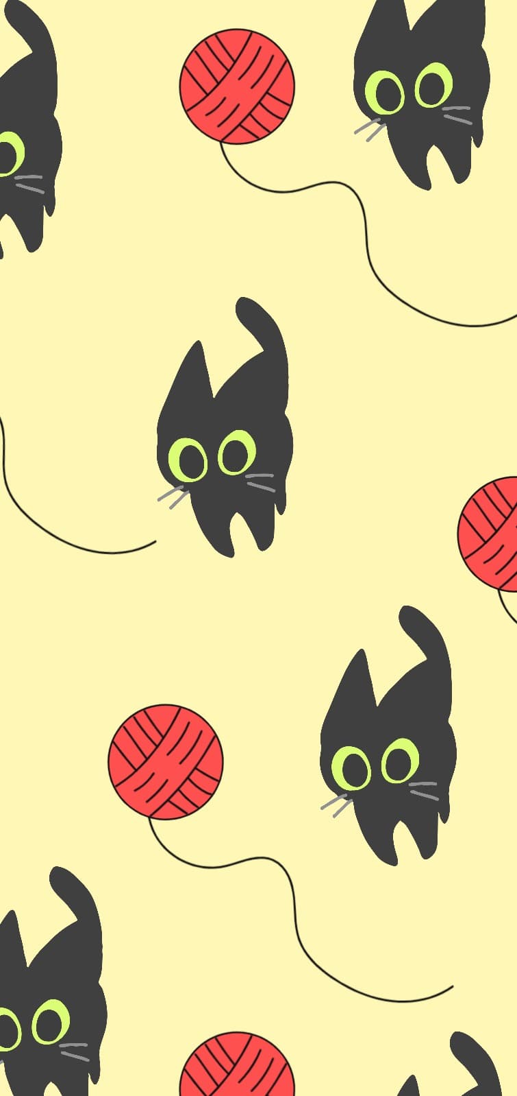 고양이 패턴 배경화면