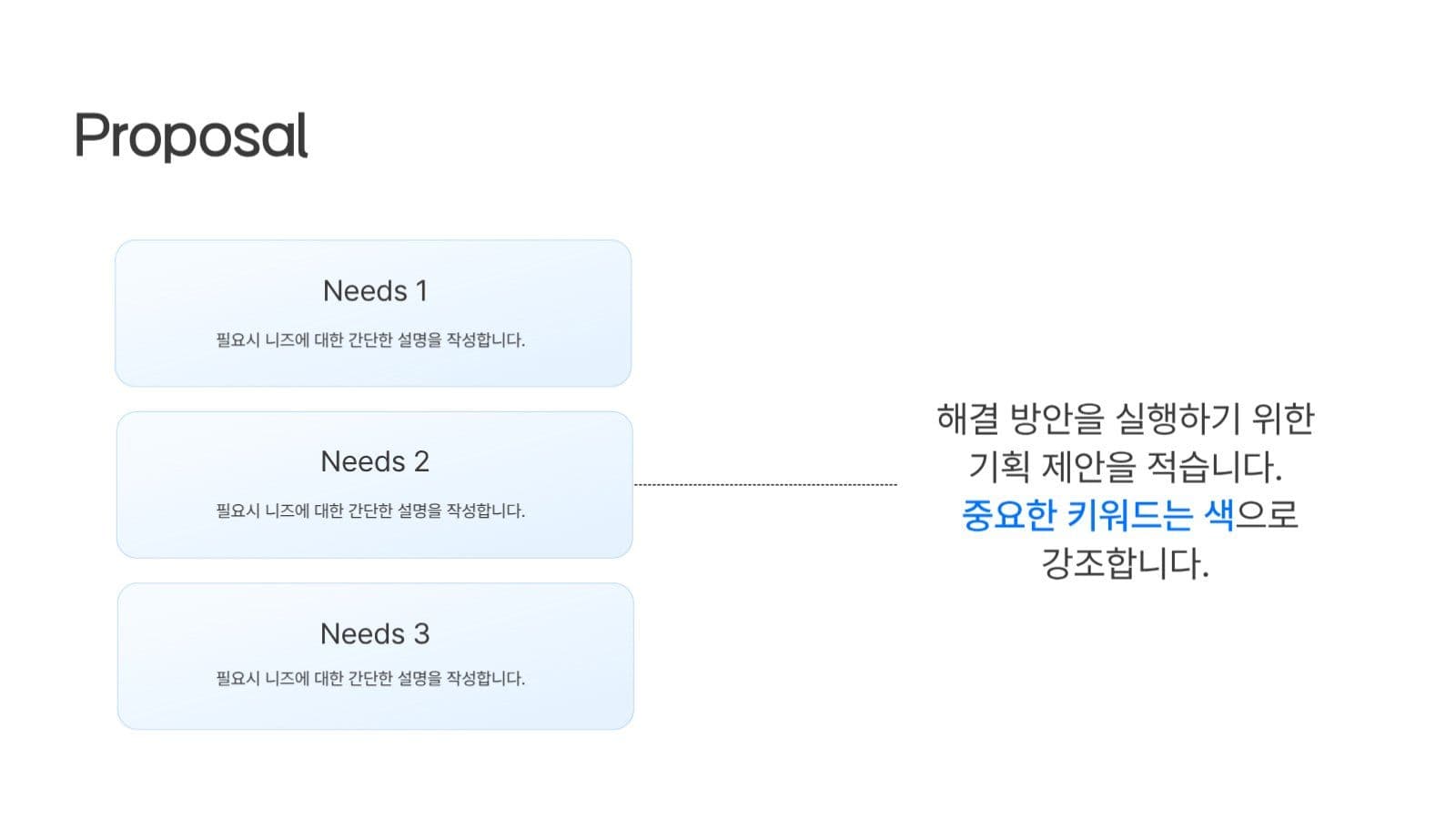 투명하고 무난한 프레젠테이션