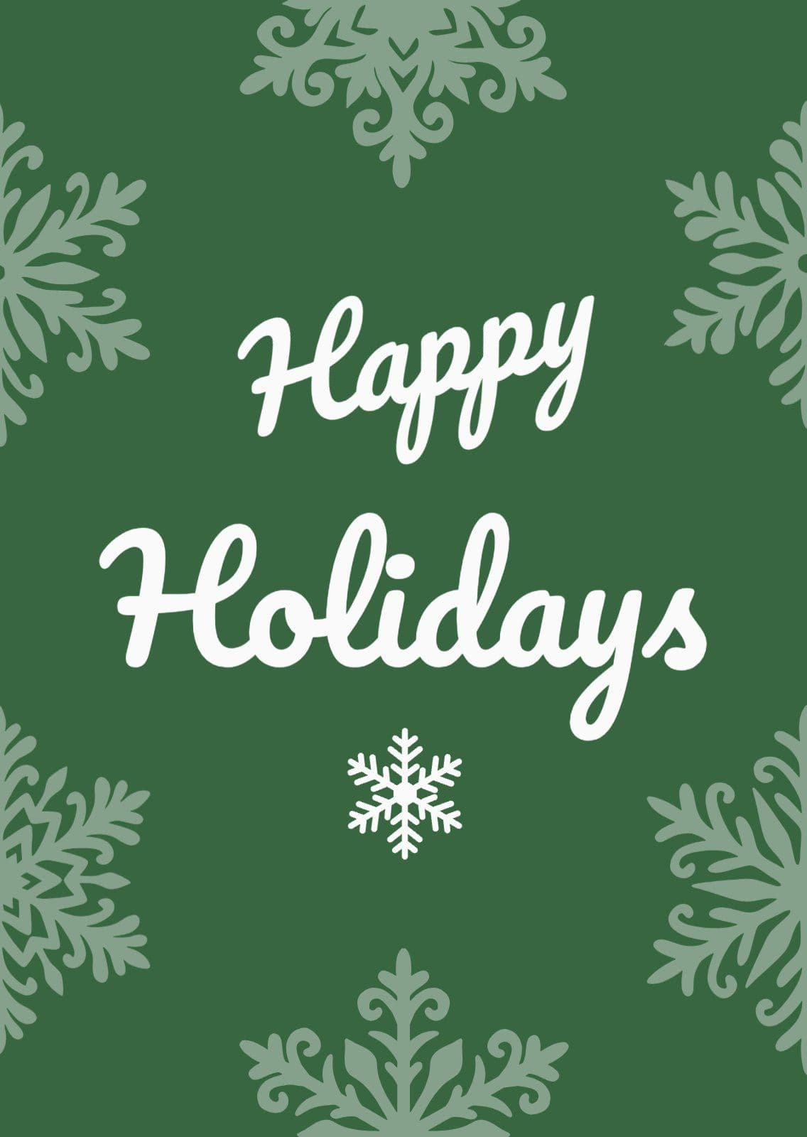 Happy Holidays