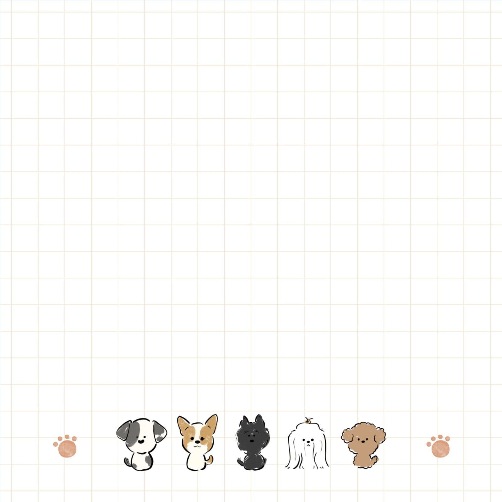 강아지 떡메모지 기록
