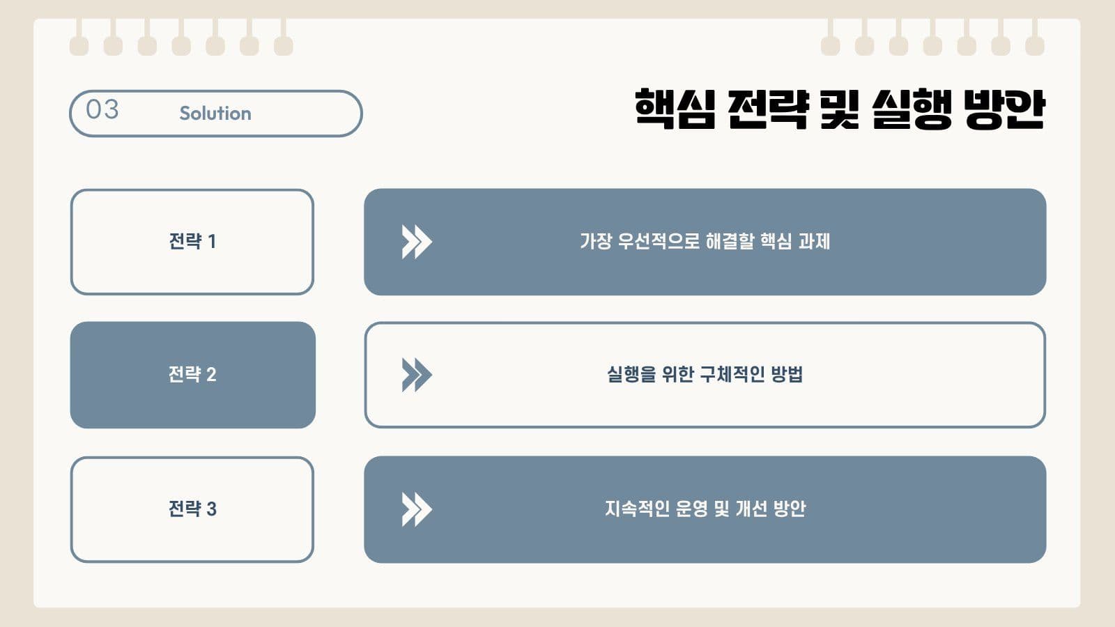블루 베이지 프로젝트 발표 PPT 과제 프레젠테이션 템플릿