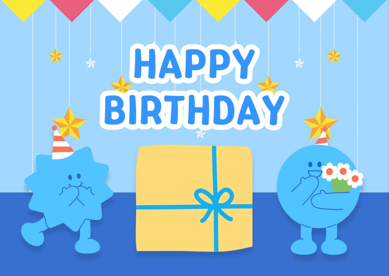 생일 축하 엽서