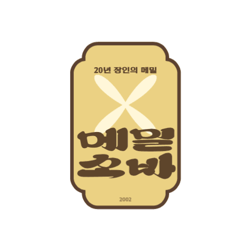 메밀 브랜드 로고