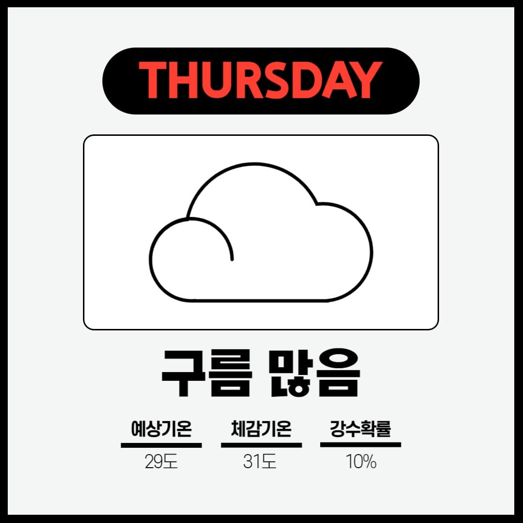 일기예보 카드뉴스