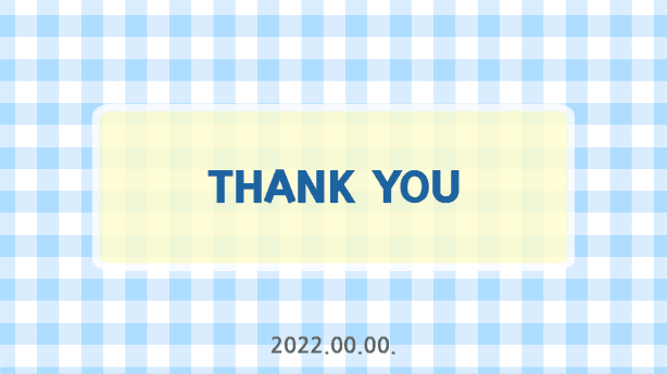 깔끔한 체크패턴 프레젠테이션