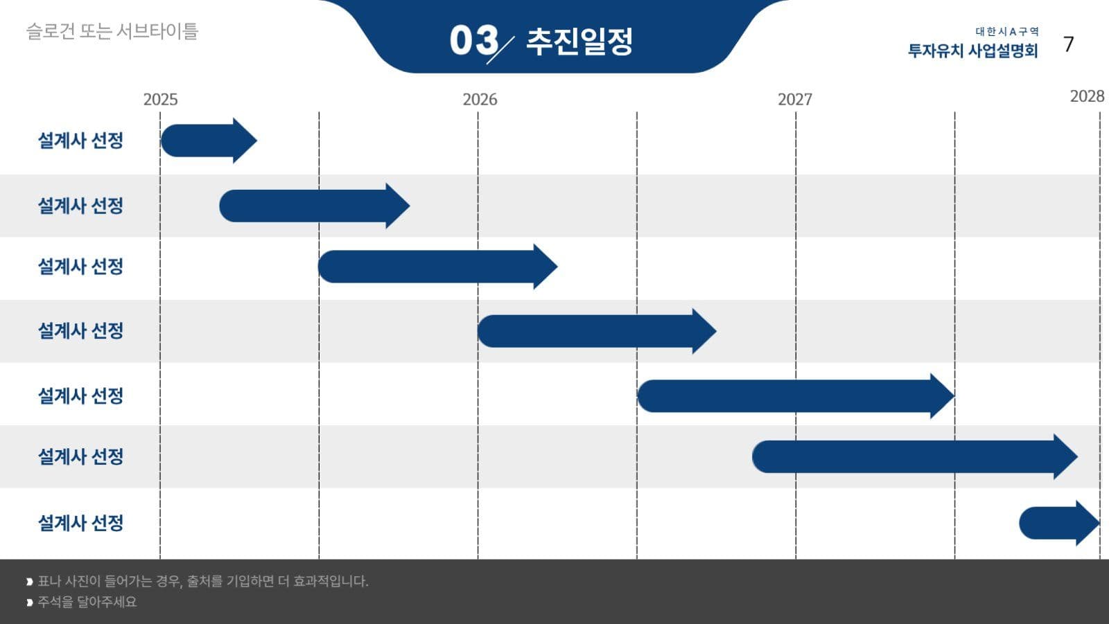 투자유치 제안서