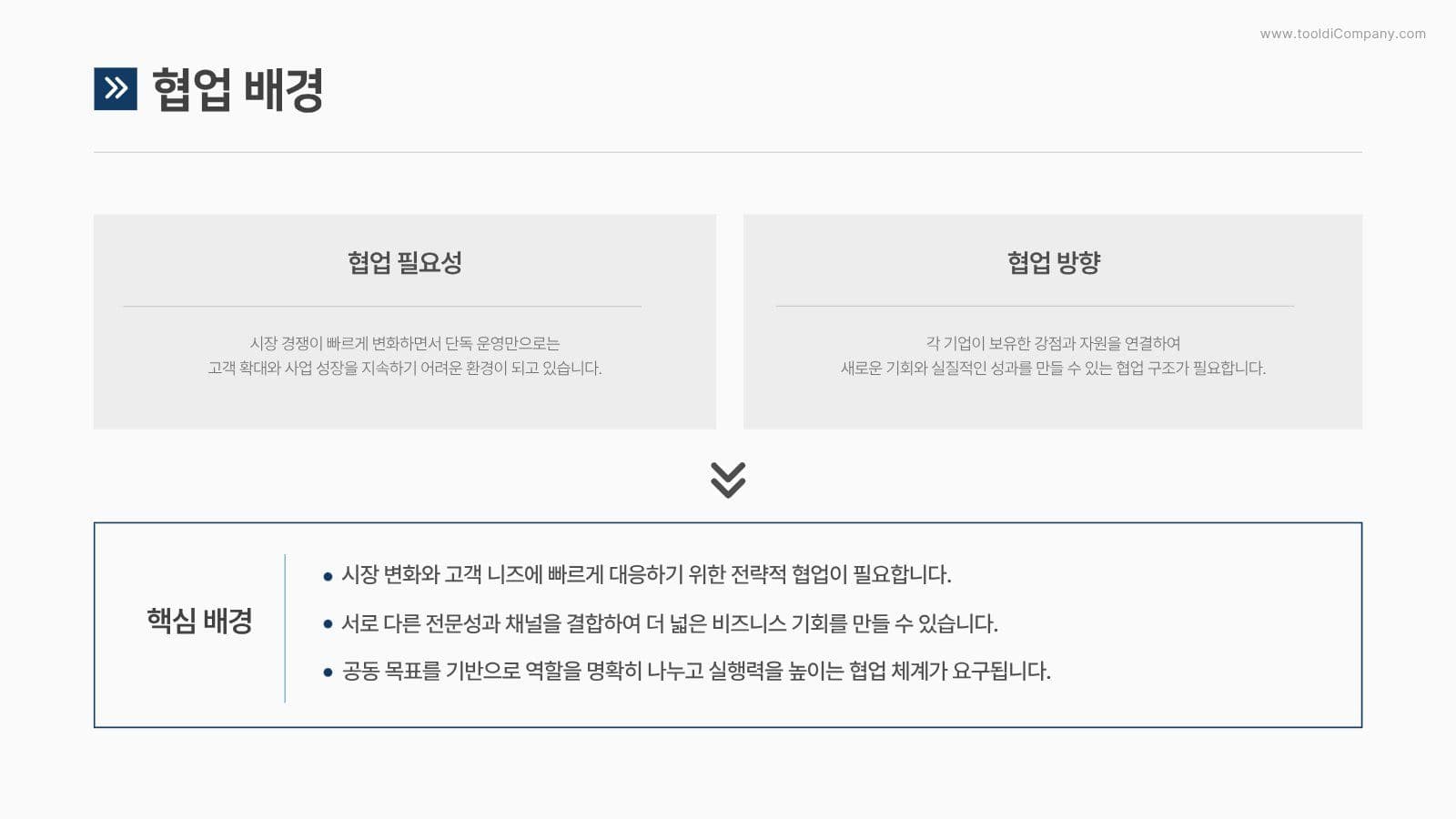 비즈니스 파트너십 협업 제안서 PPT