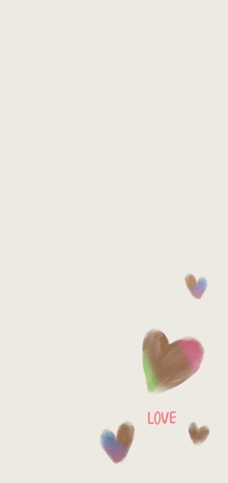 러브 하트 배경화면