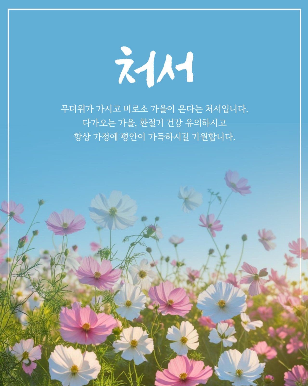 24절기 _ 처서