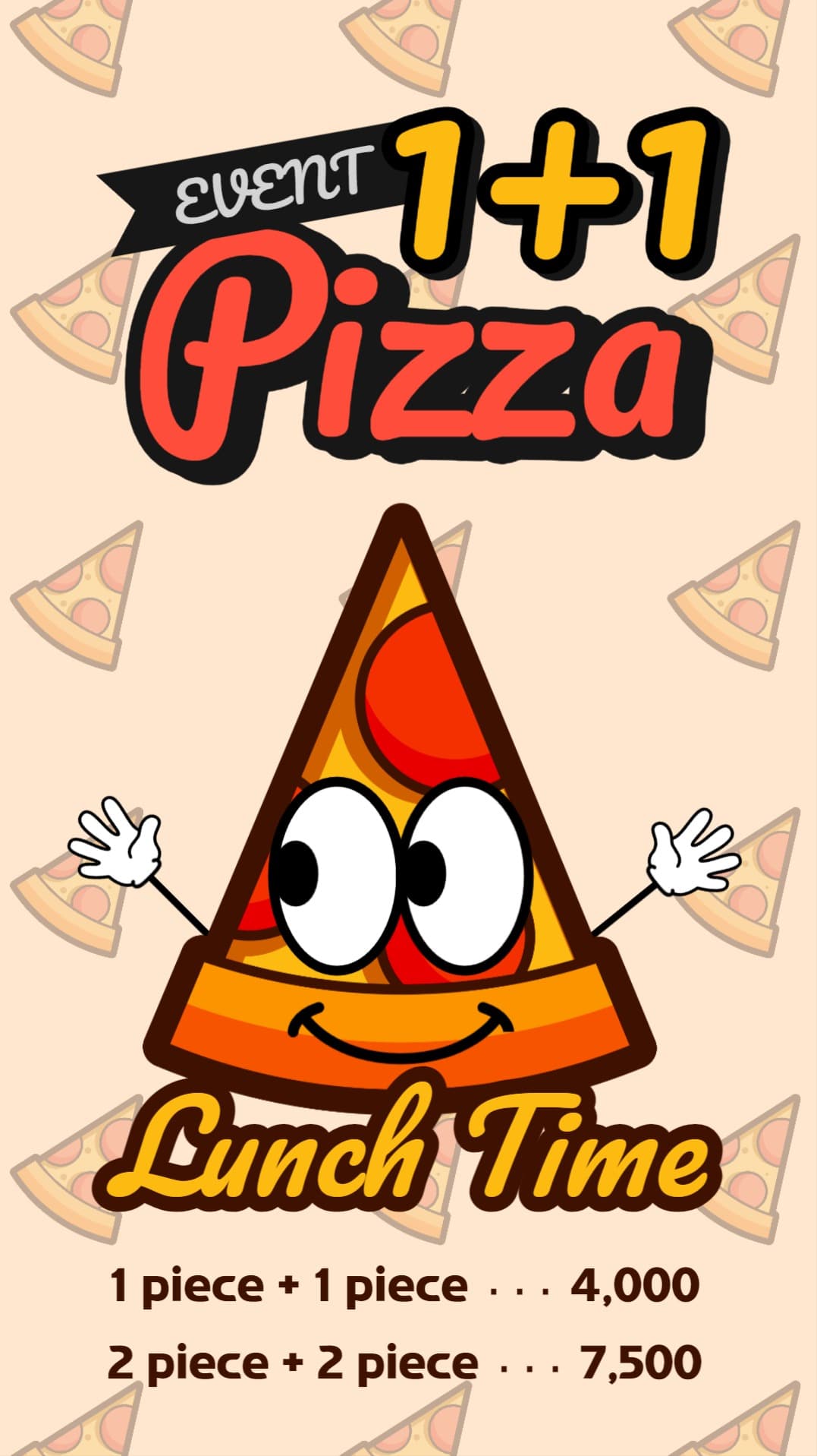 PIZZA 1+1