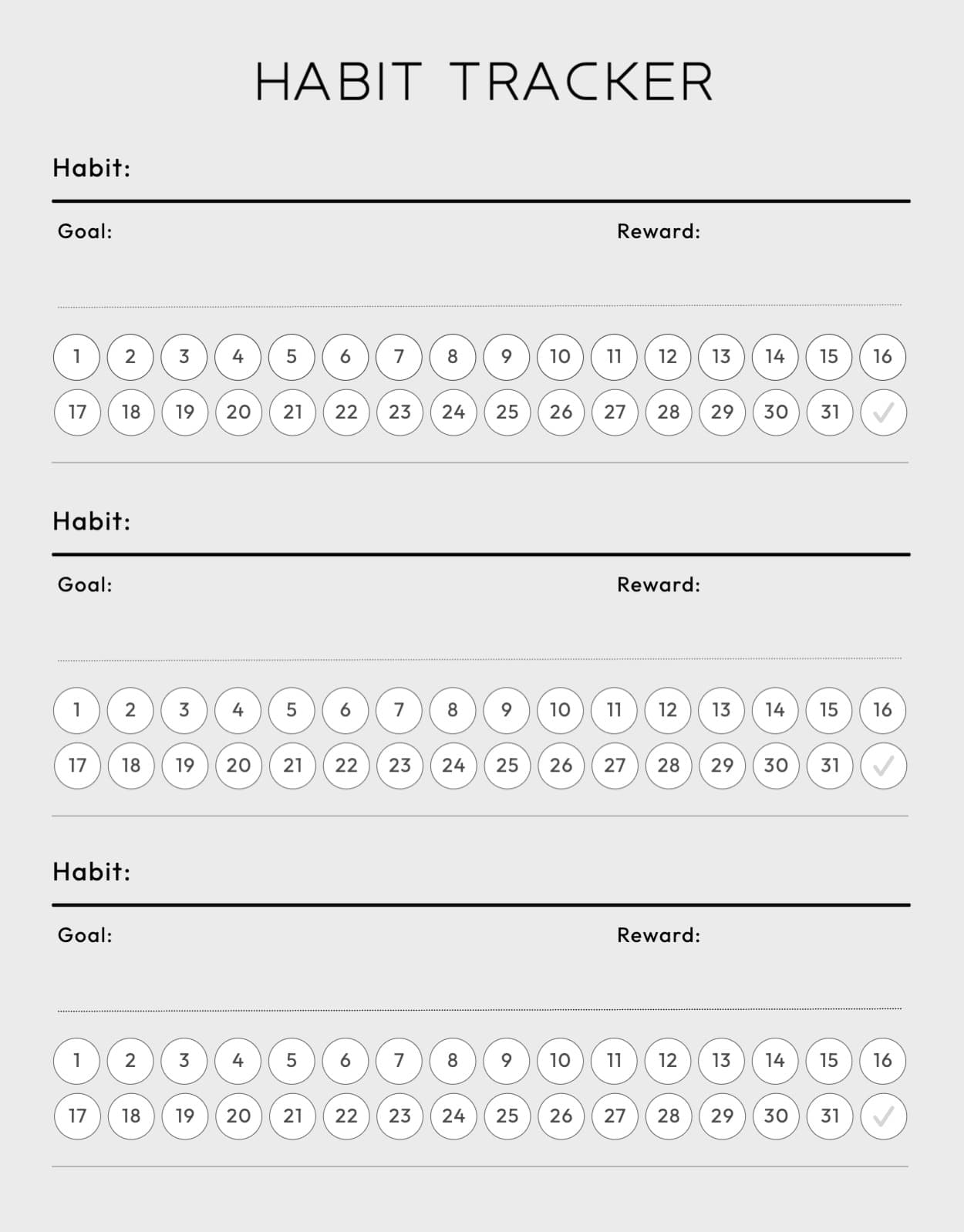 Habit Tracker