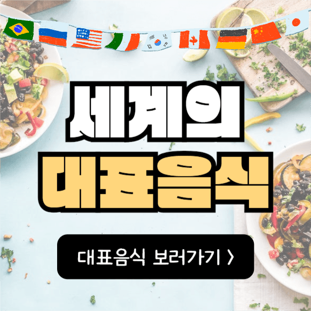 세계의 대표음식 (인스타)