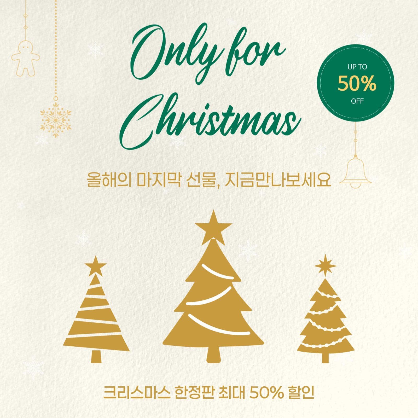 크리스마스 한정판 세일