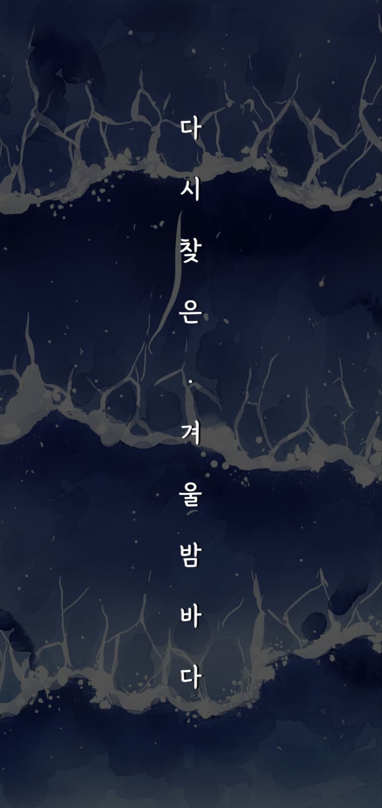 다시 찾은 겨울 밤바다