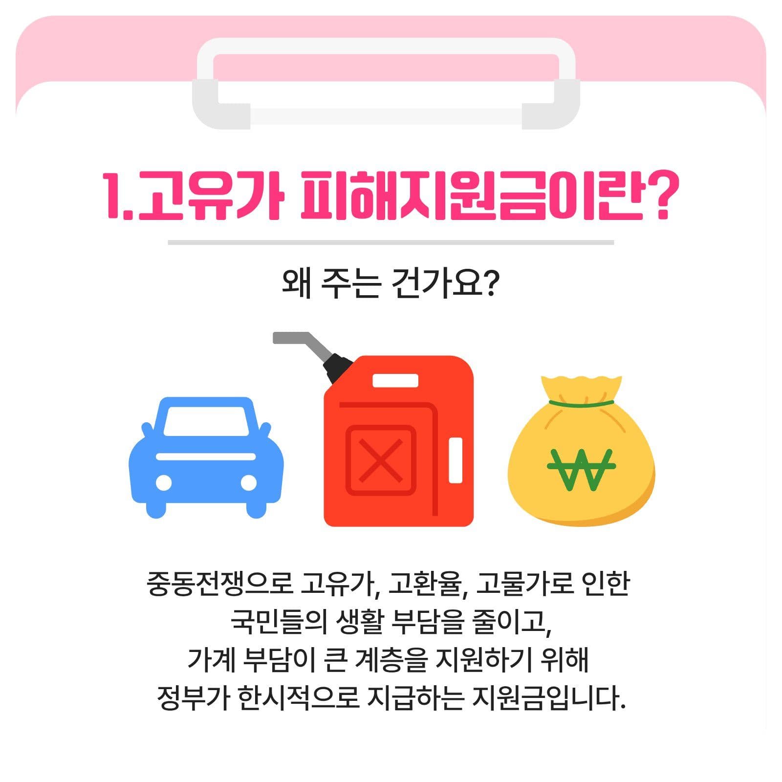 고유가 피해지원금 카드뉴스