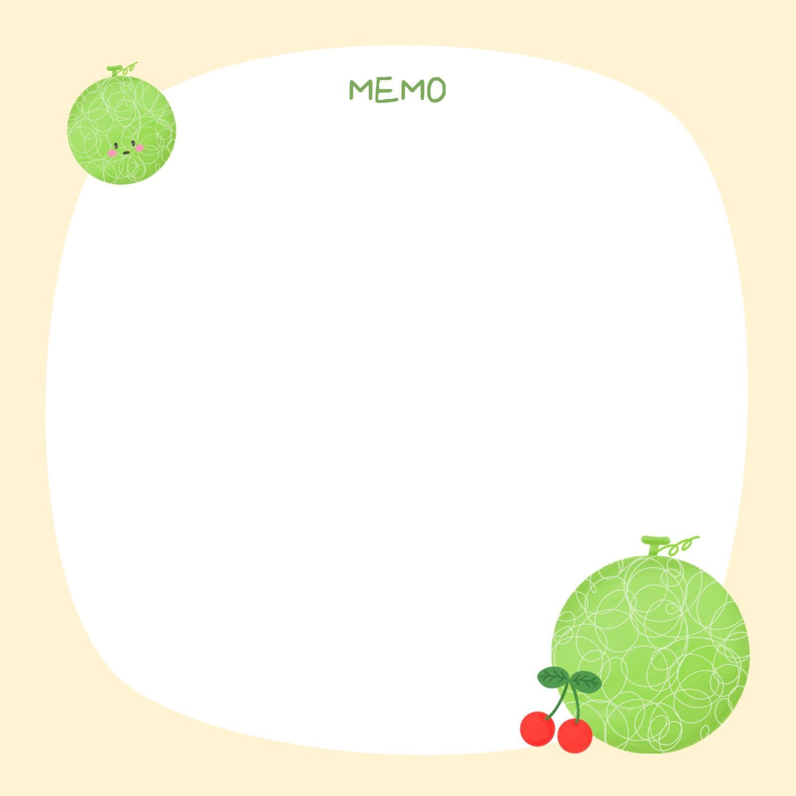메론 메모지