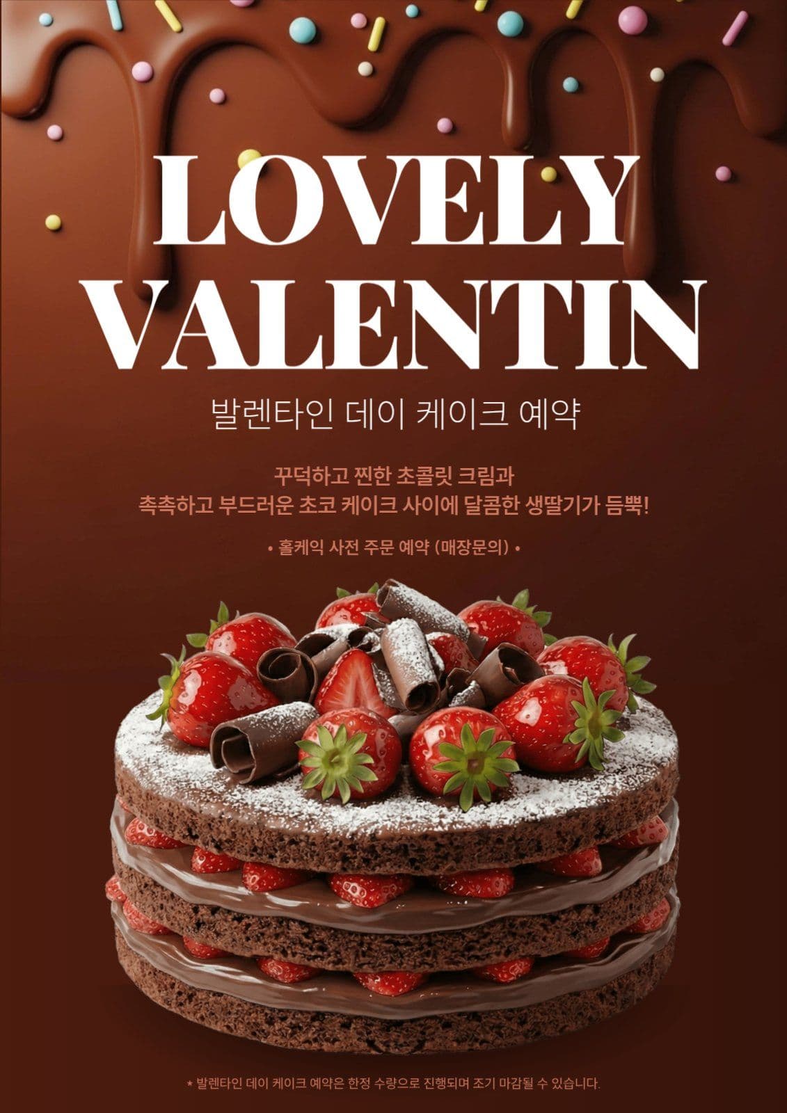 발렌타인데이 케이크 예약 