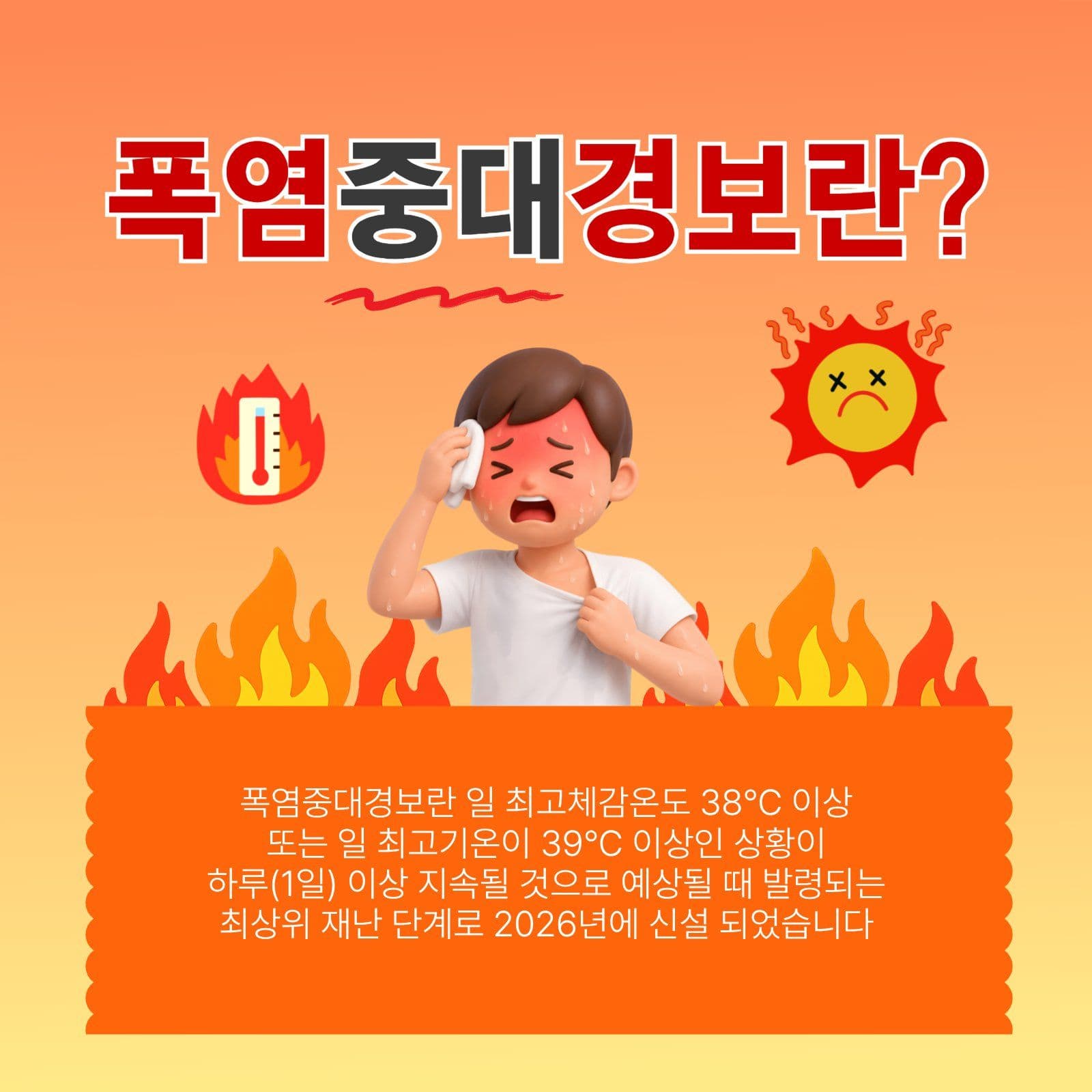 폭염중대경보란