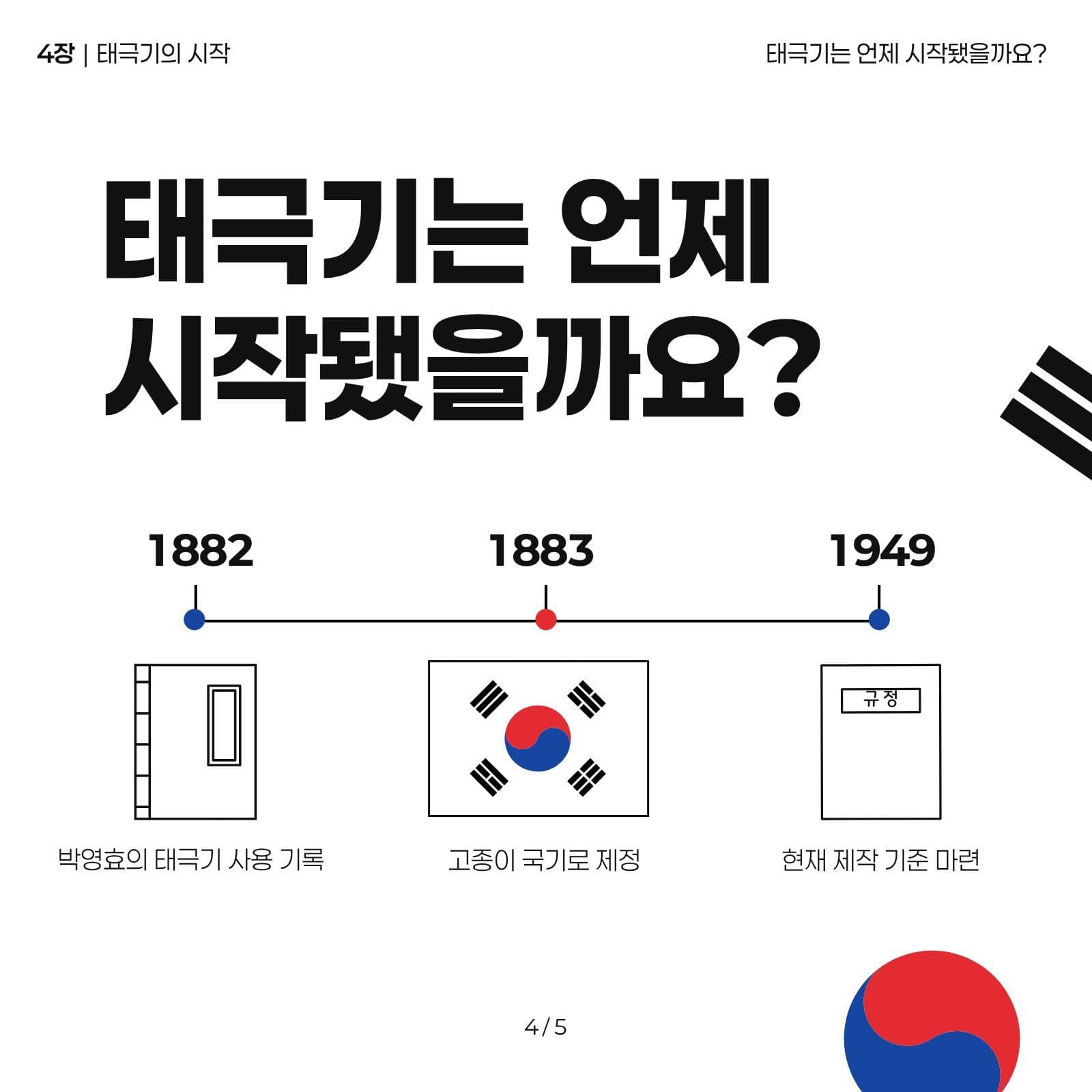 한눈에 보는 태극기