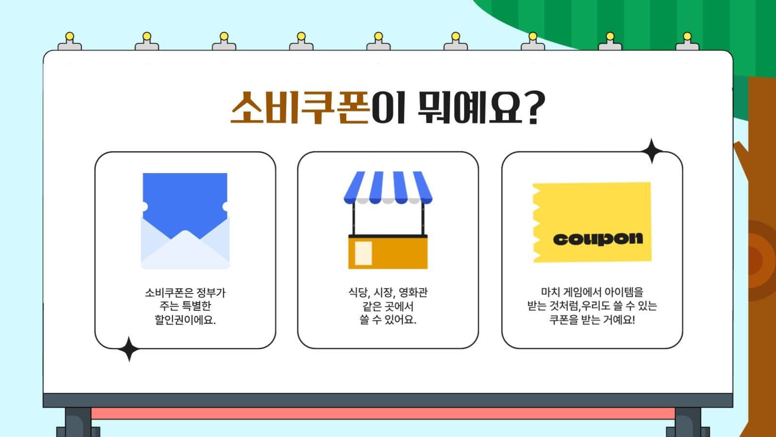 소비쿠폰이 도와주는 우리동내와 나라