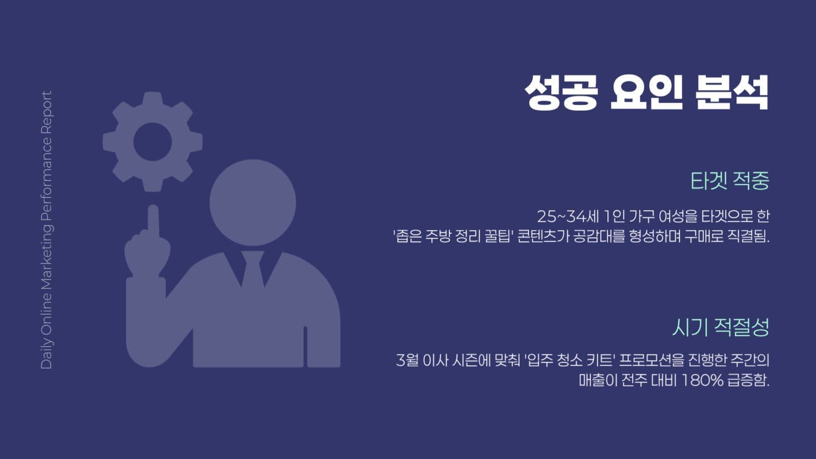 네이비 깔끔한 회사 보고서 PPT