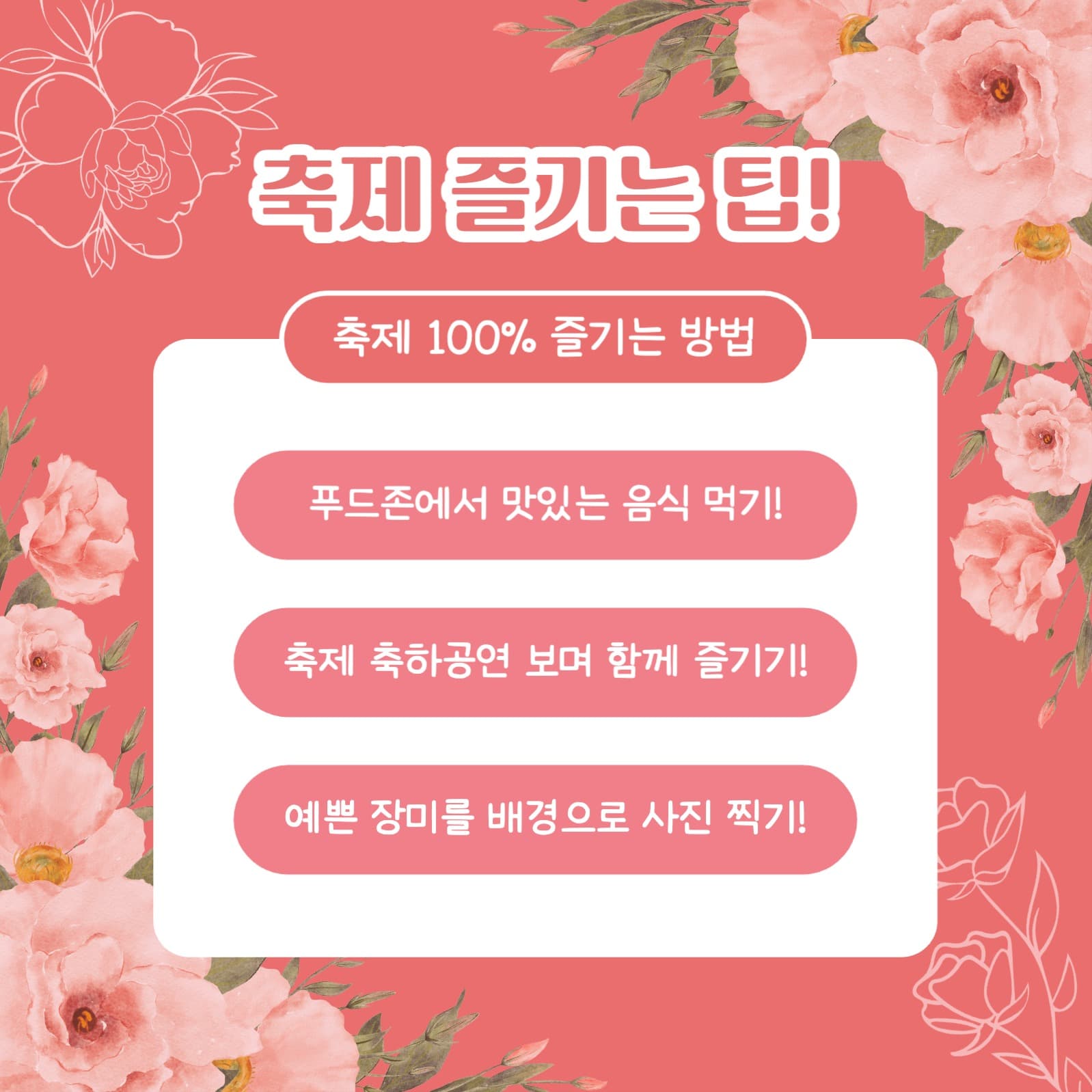 장미축제 알아보기 카드뉴스