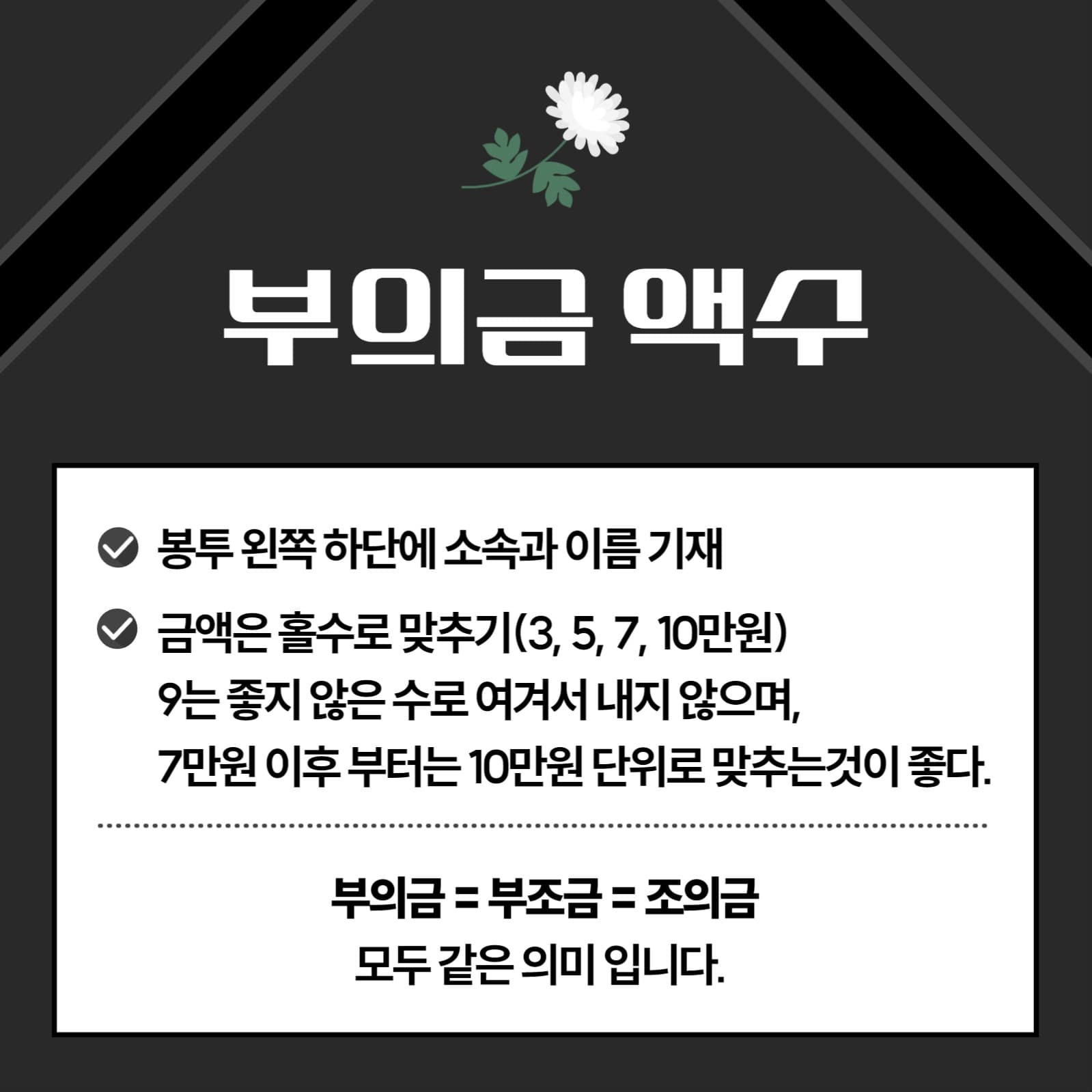 장례식장 예절