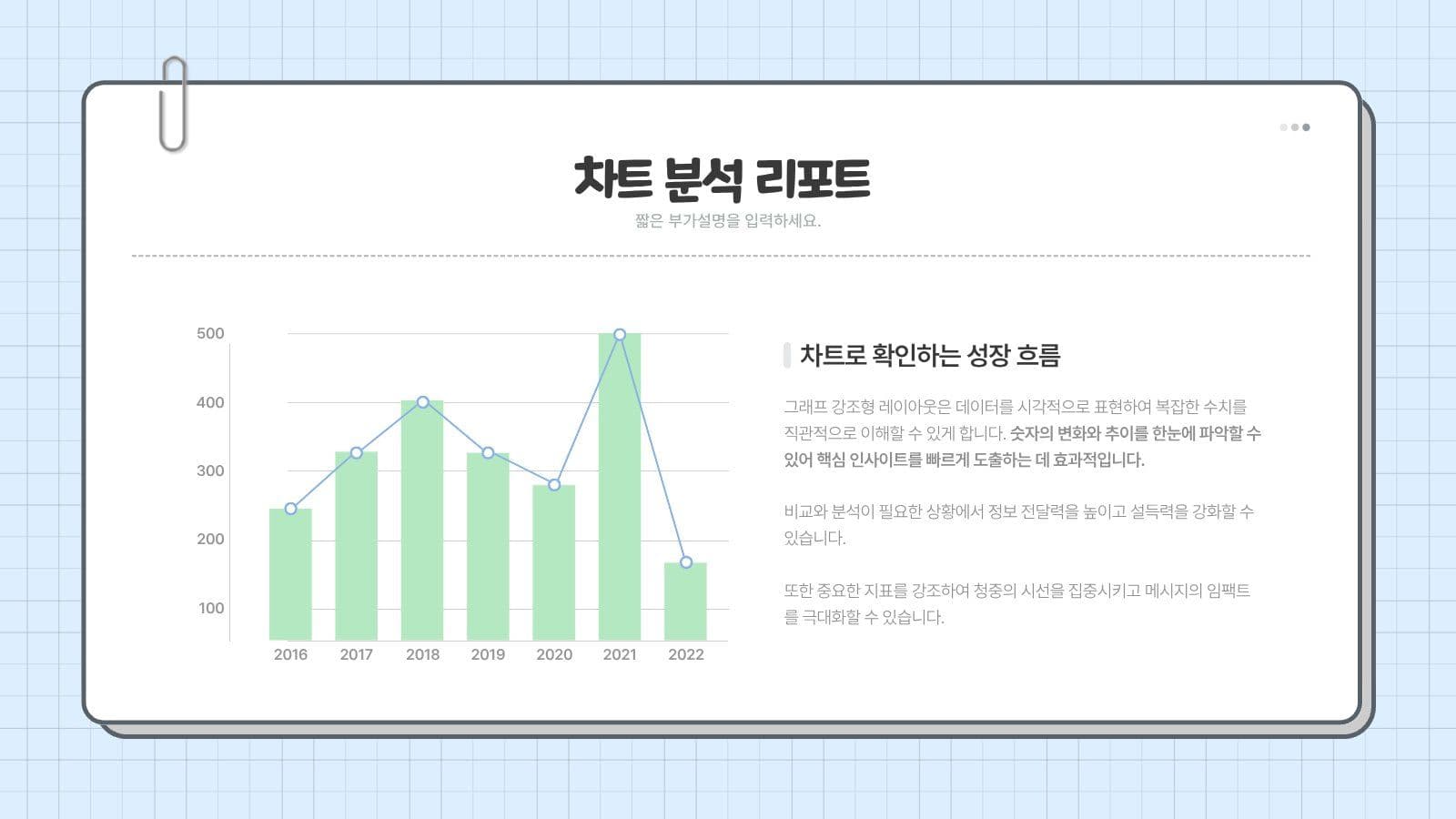 귀여운 성과보고 PPT 프레젠테이션