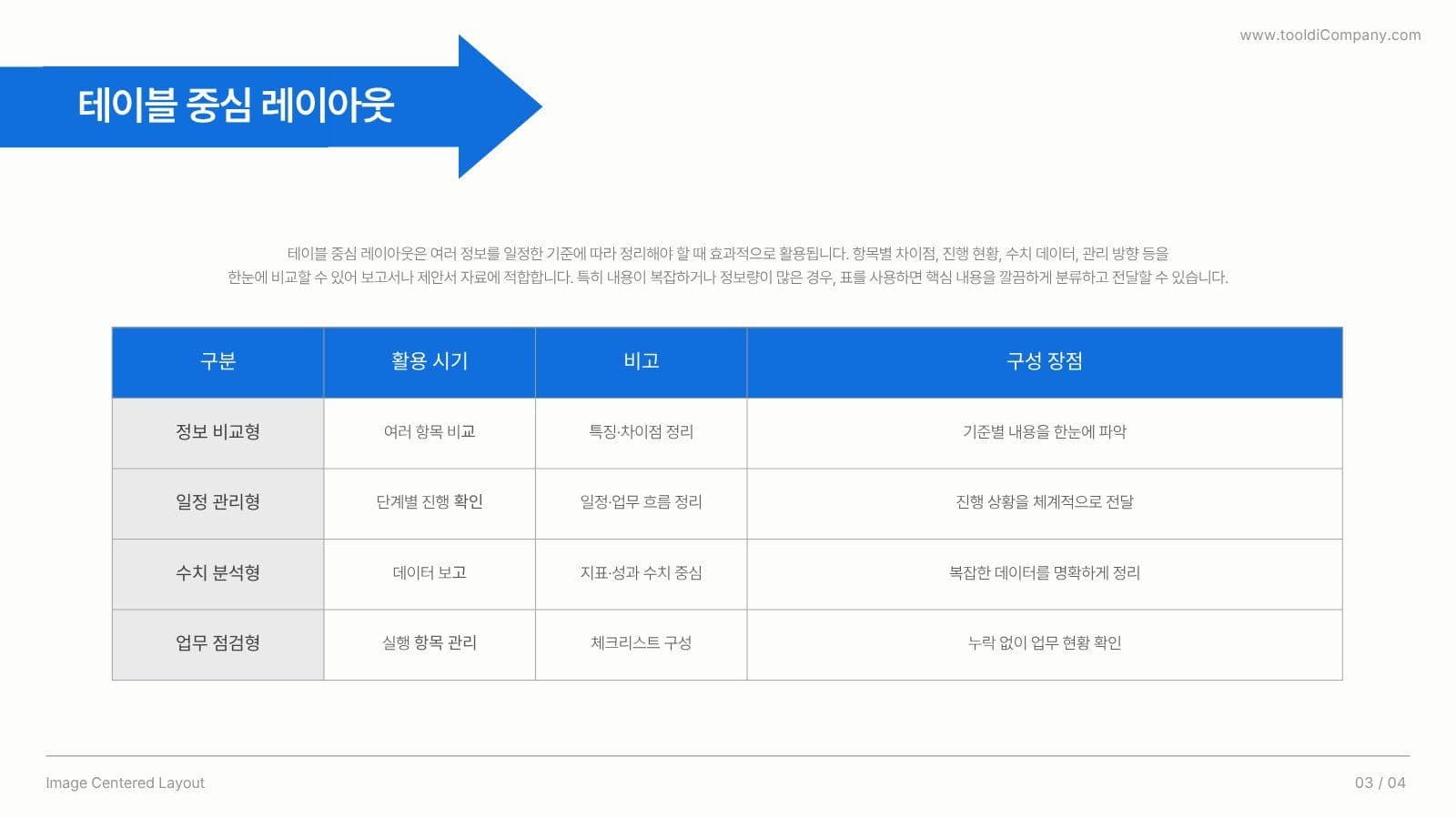 화살표컨셉 실무용 비즈니스 PPT 